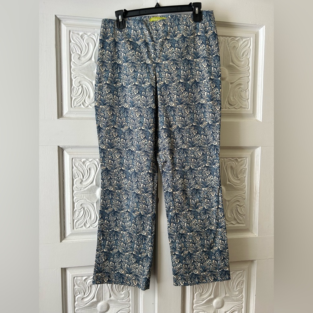 Sigrid Olsen Deco20 Side-Zip Capris - Size 8